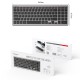 Tastatura Inteligenta Wireless pentru Laptop, Tableta, Windows, Mac, Linux - Yesido (KB10) - Grey