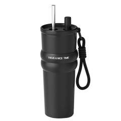 Termos din Otel Inoxidabil, 710ml - Techsuit (THM7) - Black Termos din Otel Inoxidabil, 710ml - Techsuit (THM7) - Black