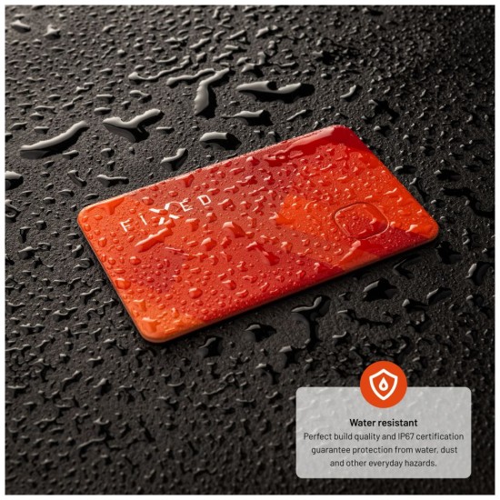 Tracker Portofel, Blutooth 5.0, Find My - Fixed (FIXTAG-CARD-OR) - Red Tracker Portofel, Blutooth 5.0, Find My - Fixed (FIXTAG-CARD-OR) - Red