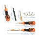 Trusa Surubelnite cu Accesorii 33in1 - Jakemy Precision (JM-8101) - Orange