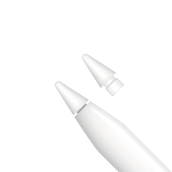 Varf compatibil cu Apple Pencil 1/2 - Fixed (FIXPET-WH) - White