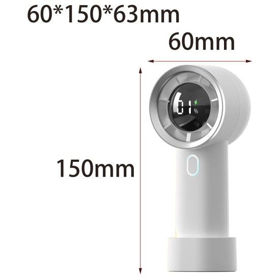 Ventilator Portabil, 1200mAh - Techsuit (HX130) - White