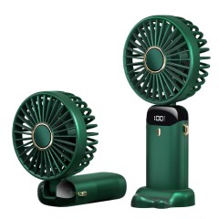 Ventilator Portabil, 1800mAh - Techsuit (N15) - Green Ventilator Portabil, 1800mAh - Techsuit (N15) - Green