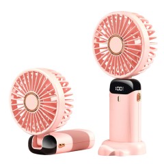 Ventilator Portabil, 1800mAh - Techsuit (N15) - Pink Ventilator Portabil, 1800mAh - Techsuit (N15) - Pink
