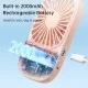 Ventilator Portabil 2000mAh -JisuLife (FA49) - Pink Ventilator Portabil 2000mAh -JisuLife (FA49) - Pink