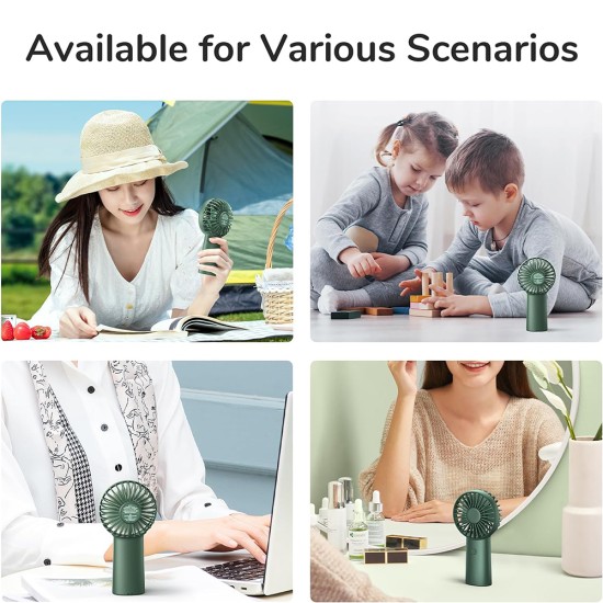 Ventilator Portabil 4000mAh - JisuLife (FA20X) - Deep Green Ventilator Portabil 4000mAh - JisuLife (FA20X) - Deep Green