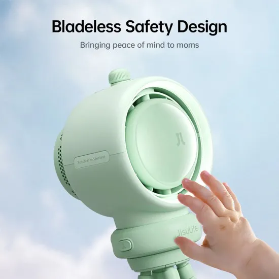Ventilator Portabil 4000mAh - JisuLife (Life2) - Green Ventilator Portabil 4000mAh - JisuLife (Life2) - Green