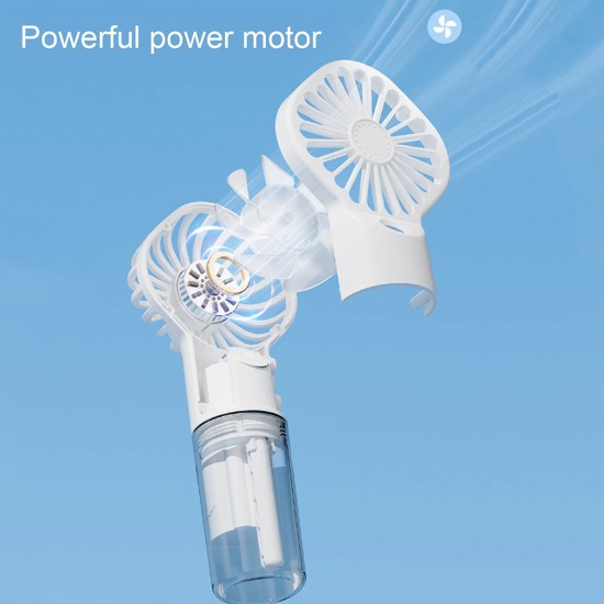 Ventilator Portabil cu Port USB si 4 Viteze - Techsuit (G10) - White Ventilator Portabil cu Port USB si 4 Viteze - Techsuit (G10) - White