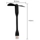 Ventilator USB Portabil, 5V - Techsuit (TUF1) - Black Ventilator USB Portabil, 5V - Techsuit (TUF1) - Black