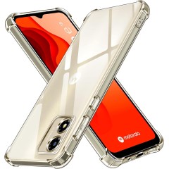 Husa Anti soc, transparenta compatibila cu Motorola E13