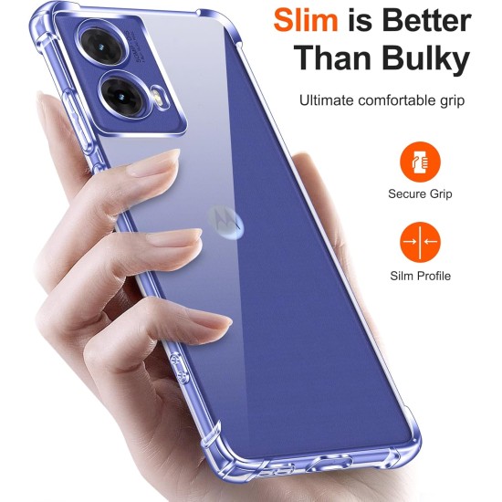 Husa Anti soc, transparenta compatibila cu Motorola Moto G85 Husa Anti soc, transparenta compatibila cu Motorola Moto G85