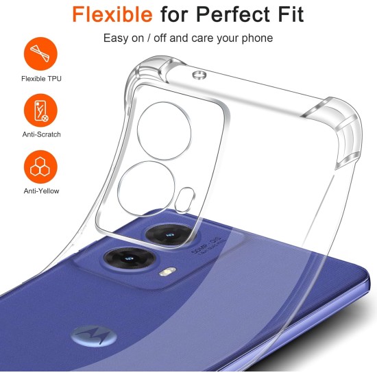 Husa Anti soc, transparenta compatibila cu Motorola Moto G85 Husa Anti soc, transparenta compatibila cu Motorola Moto G85