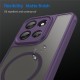 Husa pentru Motorola Moto G86, Matte, compatibila cu MagSafe, Protectie 360, Anti-Soc, Mov
