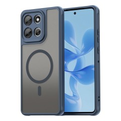 Husa pentru Motorola Moto G86, Matte, compatibila cu MagSafe, Protectie 360, Anti-Soc, Albastru