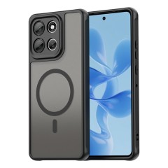 Husa pentru Motorola Edge 50 Neo, Matte, compatibila cu MagSafe, Protectie 360, Anti-Soc, Negru