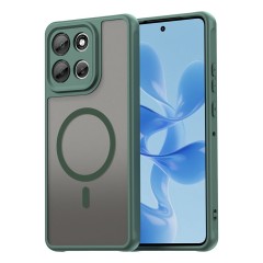 Husa pentru Motorola Moto G86, Matte, compatibila cu MagSafe, Protectie 360, Anti-Soc, Verde