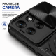 Husa Compatibila cu Motorola Edge 70 Fusion, Antisoc, Inel Rotativ 360, Stand, Protectie Camera, Negru, ALC MOBILE