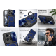 Husa Compatibila cu Motorola Edge 70 Fusion, Antisoc, Inel Rotativ 360, Stand, Protectie Camera, Albastru, ALC MOBILE