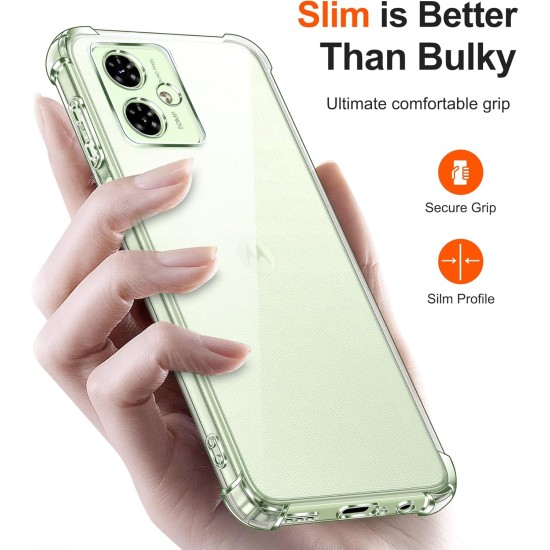 Husa Anti soc, transparenta compatibila cu Motorola G54 5G Husa Anti soc, transparenta compatibila cu Motorola G54 5G
