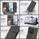 Husa pentru Motorola Edge 70 Fusion Tip Carte Flip, Portofel, Stand Video, Inchidere Magnetica, Protectie 360, Piele Ecologica, Negru