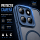 Husa pentru Motorola Edge 70, Matte MagSafe, Protectie 360, Anti-Soc, Protectie Camera, Albastru
