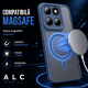 Husa pentru Motorola Edge 70, Matte MagSafe, Protectie 360, Anti-Soc, Protectie Camera, Albastru