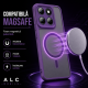 Husa pentru Motorola Edge 70, Matte MagSafe, Protectie 360, Anti-Soc, Protectie Camera, Mov