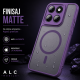 Husa pentru Motorola Edge 70, Matte MagSafe, Protectie 360, Anti-Soc, Protectie Camera, Mov