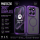 Husa pentru Motorola Edge 70, Matte MagSafe, Protectie 360, Anti-Soc, Protectie Camera, Mov