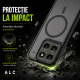 Husa pentru Motorola Edge 70, Matte MagSafe, Protectie 360, Anti-Soc, Protectie Camera, Negru