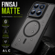 Husa pentru Motorola Edge 70, Matte MagSafe, Protectie 360, Anti-Soc, Protectie Camera, Negru