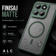 Husa pentru Motorola Edge 70, Matte MagSafe, Protectie 360, Anti-Soc, Protectie Camera, Verde