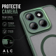 Husa pentru Motorola Edge 70, Matte MagSafe, Protectie 360, Anti-Soc, Protectie Camera, Verde