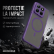 Husa pentru Motorola Edge 70 Fusion, Matte MagSafe, Protectie 360°, Anti-Soc, Mov Husa pentru Motorola Edge 70 Fusion, Matte MagSafe, Protectie 360°, Anti-Soc, Mov