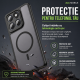 Husa pentru Motorola Edge 70 Fusion, Matte MagSafe, Protectie 360°, Anti-Soc, Negru