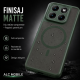 Husa pentru Motorola Edge 70 Fusion, Matte MagSafe, Protectie 360°, Anti-Soc, Verde