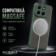 Husa pentru Motorola Edge 70 Fusion, Matte MagSafe, Protectie 360°, Anti-Soc, Verde