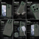 Husa pentru Motorola Edge 70 Fusion, Matte MagSafe, Protectie 360°, Anti-Soc, Verde