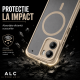 Husa pentru Motorola G06, Matte MagSafe, Protectie 360, Anti-Soc, Protectie Camera, Bej Nude