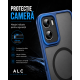 Husa pentru Motorola G06, Matte MagSafe, Protectie 360, Anti-Soc, Protectie Camera, Albastru