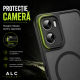 Husa pentru Motorola G06, Matte MagSafe, Protectie 360, Anti-Soc, Protectie Camera, Negru
