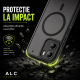 Husa pentru Motorola G06, Matte MagSafe, Protectie 360, Anti-Soc, Protectie Camera, Negru