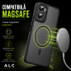 Husa pentru Motorola G06, Matte MagSafe, Protectie 360, Anti-Soc, Protectie Camera, Negru