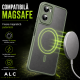 Husa pentru Motorola G06, Matte MagSafe, Protectie 360, Anti-Soc, Protectie Camera, Verde