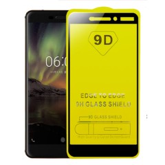 Folie sticla Full Glue Nokia 3.1 Plus, Neagra Folie sticla Full Glue Nokia 3.1 Plus, Neagra