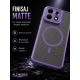 Husa pentru OPPO Reno 16 F, Matte, compatibila cu MagSafe, Protectie 360, Anti-Soc, Mov