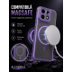 Husa pentru OPPO Reno 16 F, Matte, compatibila cu MagSafe, Protectie 360, Anti-Soc, Mov