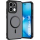 Husa pentru OPPO Reno 16 F, Matte, compatibila cu MagSafe, Protectie 360, Anti-Soc, Negru