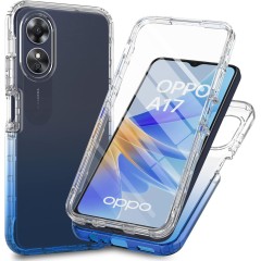 Husa 360 OPPO A17 - V2 Transparent fata si spate Husa 360 OPPO A17 - V2 Transparent fata si spate