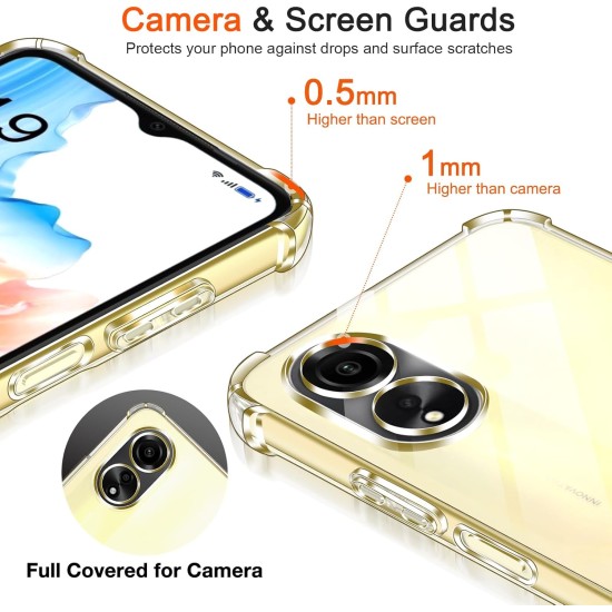 Husa Anti soc, transparenta compatibila cu OPPO A18 / A38 Husa Anti soc, transparenta compatibila cu OPPO A18 / A38